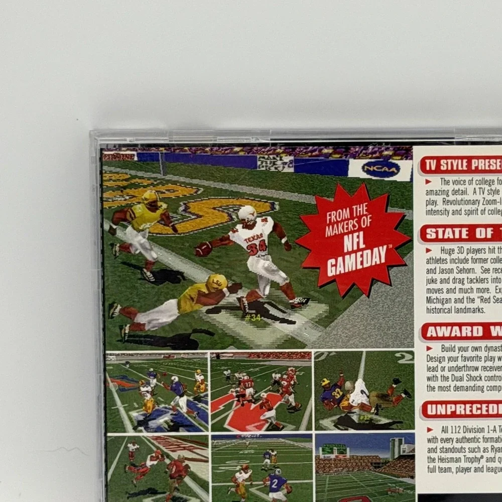 NCAA GameBreaker 99 Sony PlayStation 1 PS1 1998 Complete CIB Football 989 Sports